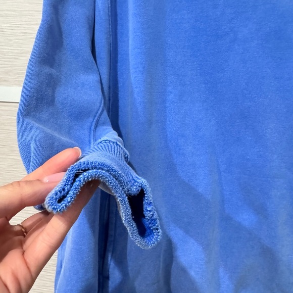 We the Free Free People Camden Cozy Super Oversized Sweatshirt In Blue - Picture 5 of 12